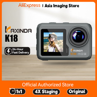 Kaxinda K18 Sports camera 5K dual color touch screen high-definition bare machine waterproof anti shake camera outdoor travel