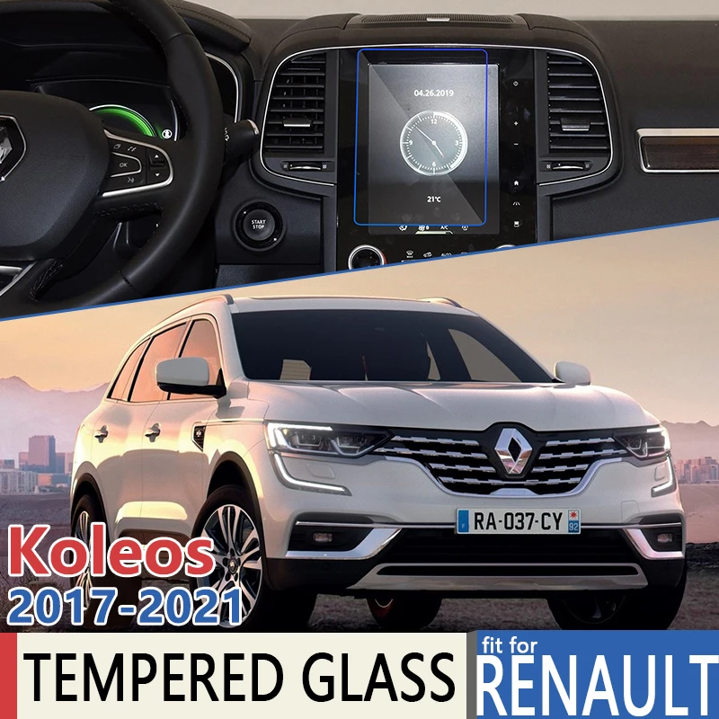 For Renault Koleos Samsung QM6 HC MK2 2017 2018 2019 2022 2020  Car Navigation Auto GPS Film Screen Protector Tempered Glass