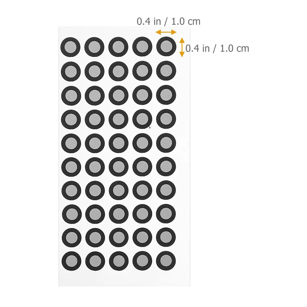 50Pcs 3D Scanning Reflective Markers High Reflectivity Tear Resistant Film Points for Precise Optical Tracking Reference Point