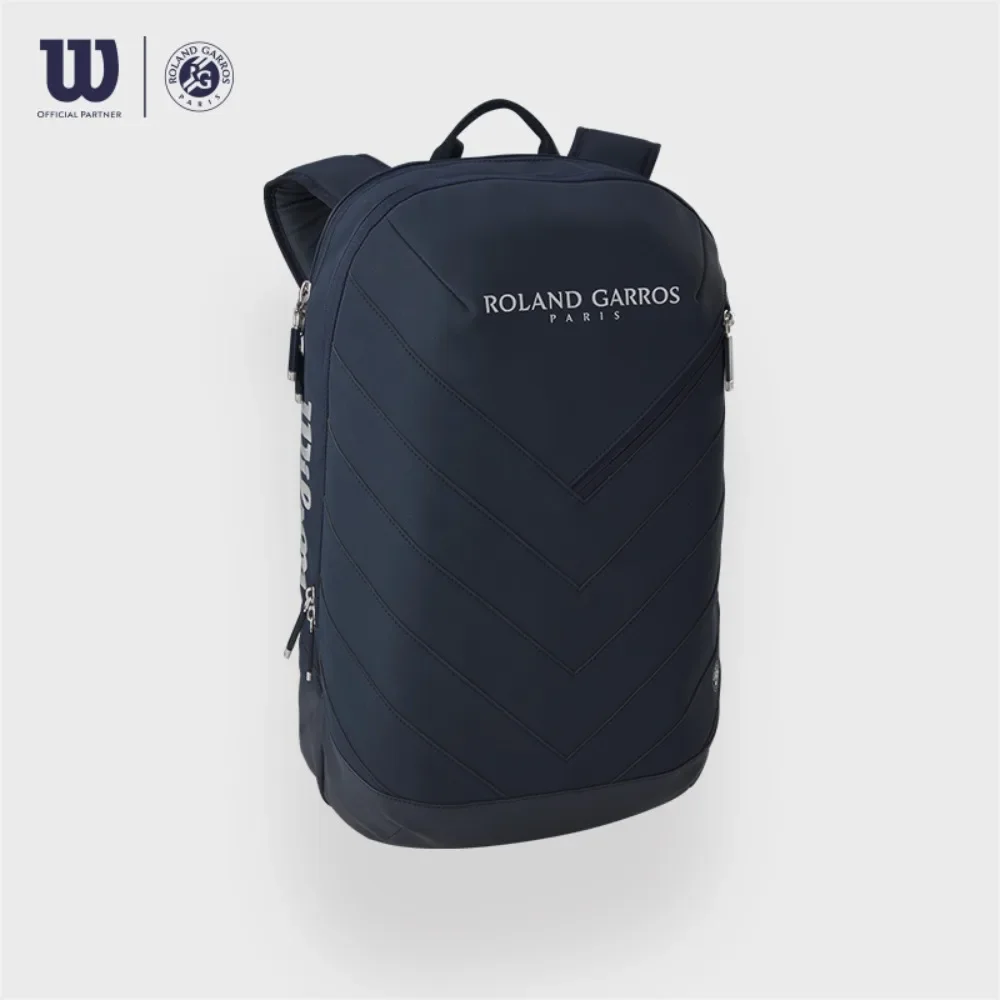 Wilson-Bolsa de Tênis Multifuncional de Grande Capacidade, Bolsa de Corte Noturna Co-Branded, Compartimento de Sapato Separado, Aberto da França