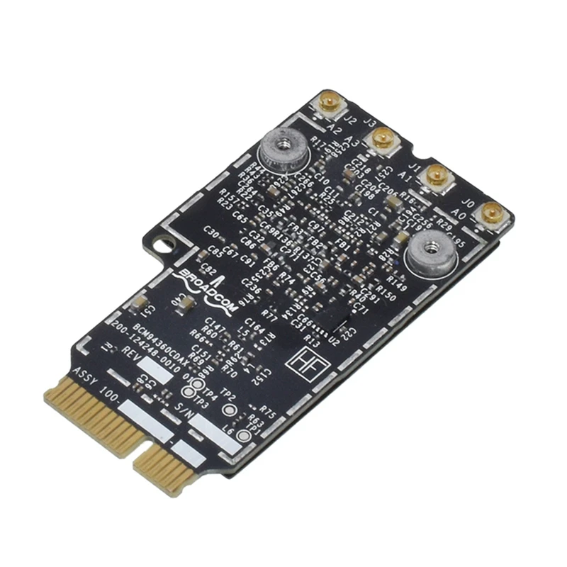 【A28T】1750Mbps Dual Band Broadcom BCM94360CD WiFi Bluetooth Cartão 2.4GHz/5GHz BT 4.0 Módulo sem fio para Apple Hackintosh