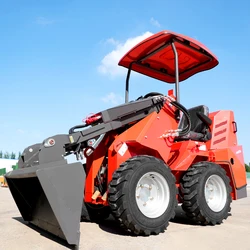 customized Crawler mini Loader CE EPA Engine Diesel Loaders Skid steer Earth-moving Machinery mini Skid Steer Loader For Sale