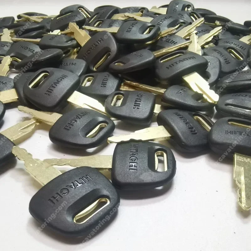 for Hitachi ZX excavator ignition key 10pcs original key, switch accessories, ZX60、70、120、200、210、450