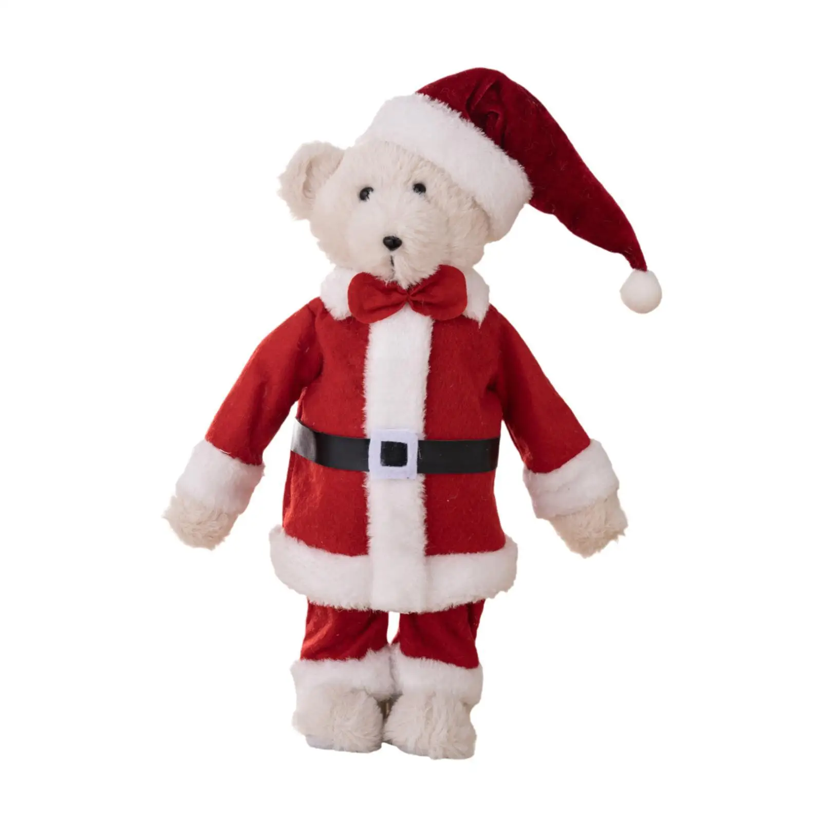 Ours en peluche de Noël pour garçons et filles, ours en peluche mignon, animaux doux, faveurs de fête, vacances d'hiver, maison