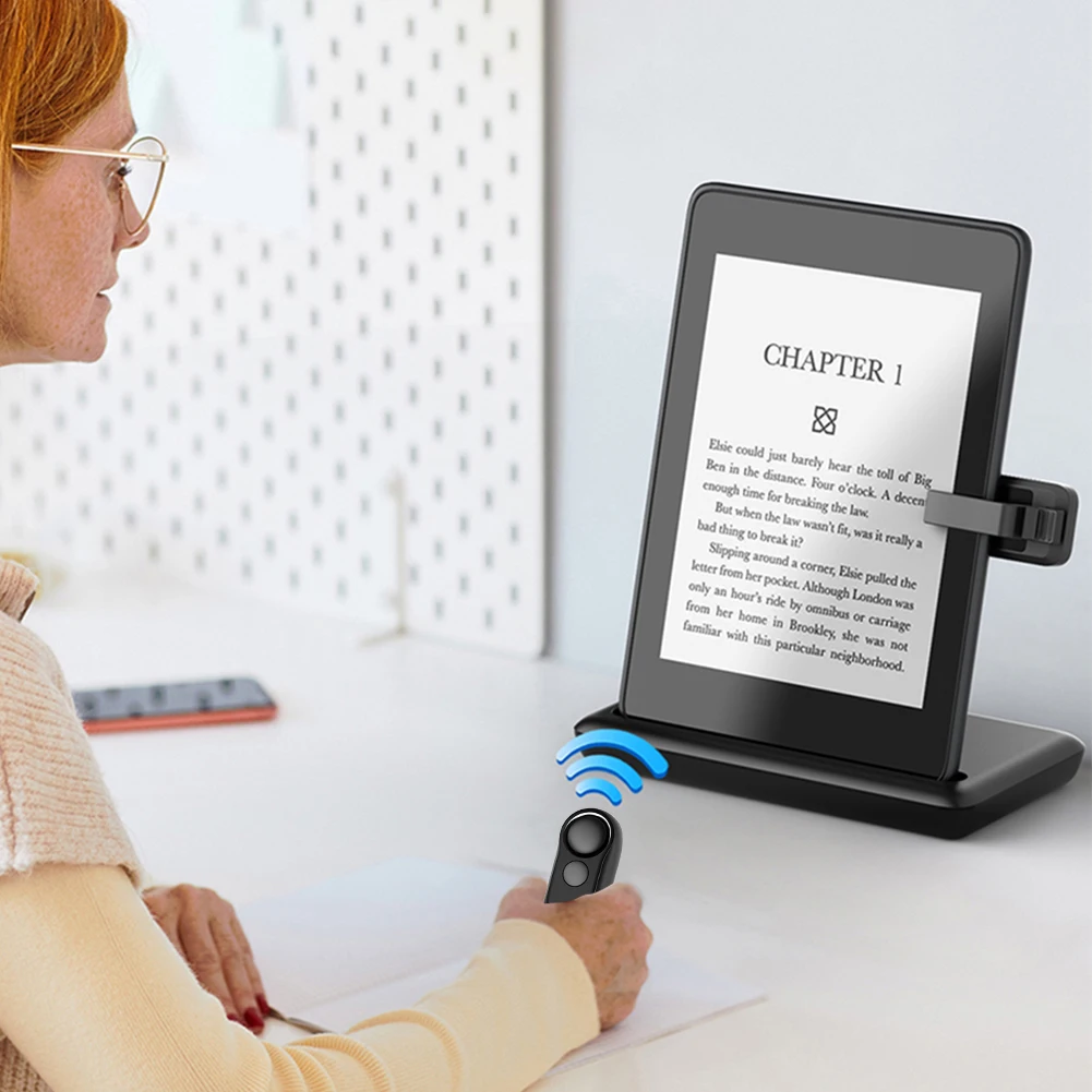 

Remote Control Page Turner RF Phone Camera Video Record Remote Triggers Remote Page Turner E-Reader Remote Controller for Kindle