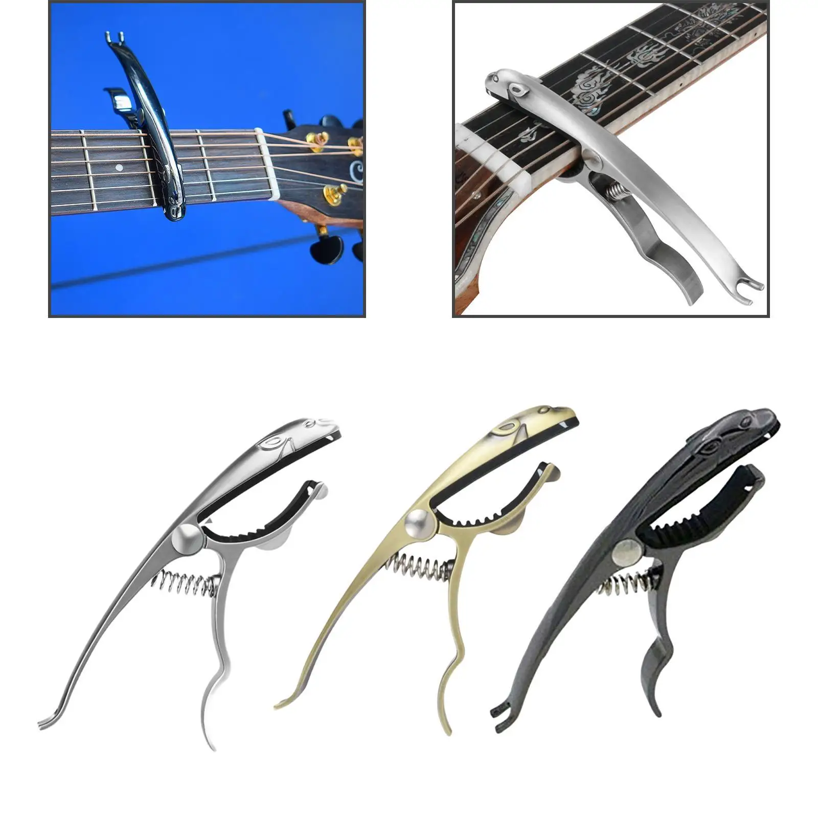 كابو جيتار على شكل الفهد احترافي محمول ومتانة من سبائك الزنك