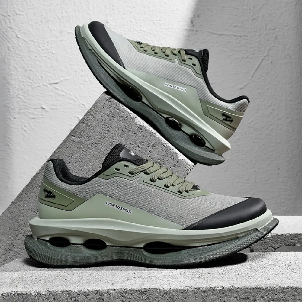 

Men's Air-cushioned Running Shoes, Breathable Mesh Sports Shoes, Anti-slip Casual Outdoor Sports Shoes, Walking Sports Shoes