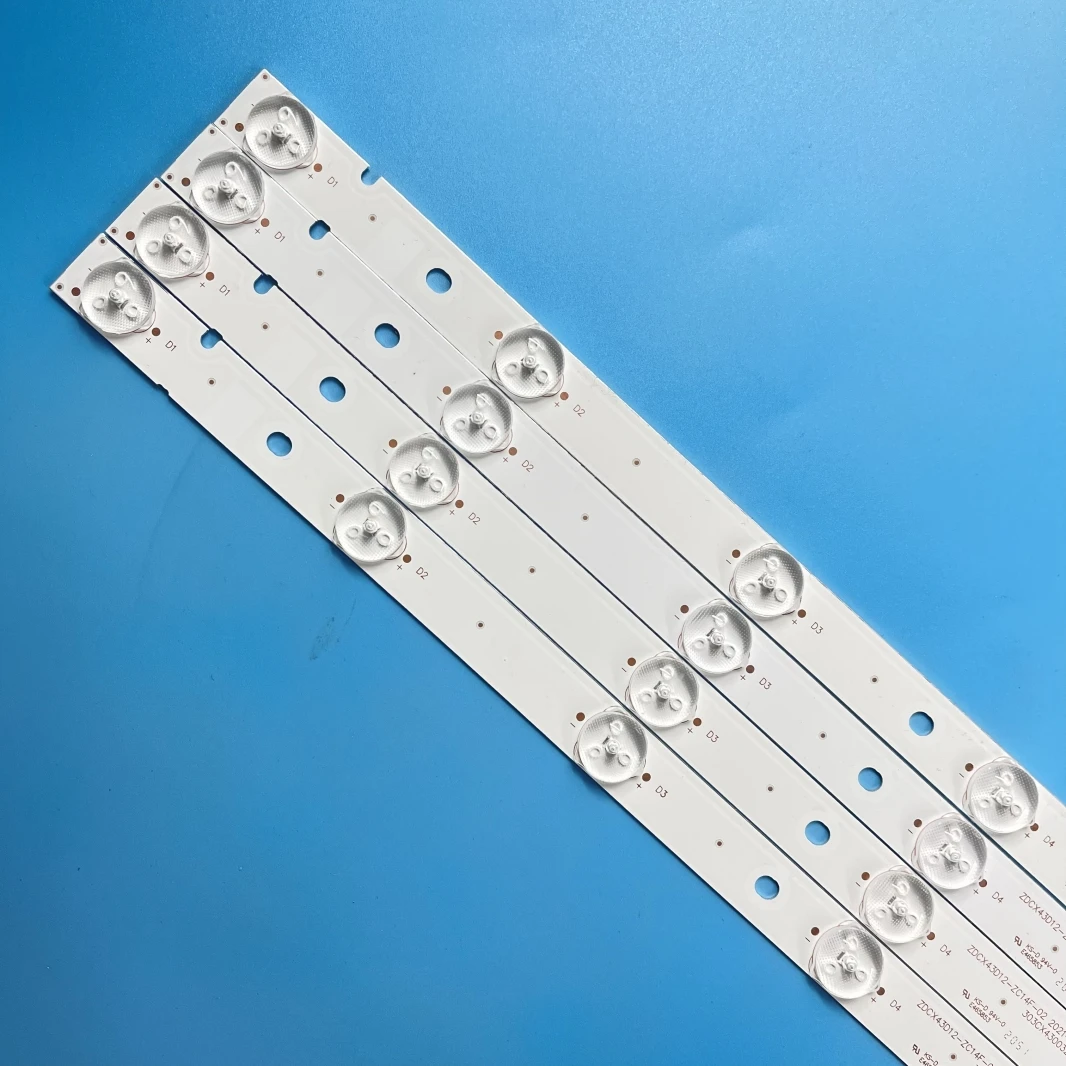 LED Backlight strip for 43LEX5009/FT2C 43LEX-5009/FT2C ZDCX43D12-ZC14F-02 303CX430032  LC430DUY-SHA1 Shivaki STV-43LED17