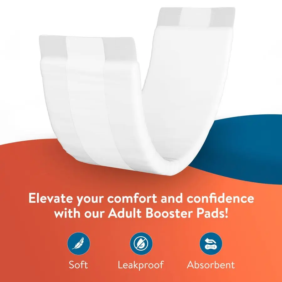 Incontinence Booster Pads Super Absorbent Absorbs Over 5 Cups Liner Women and Men Inserts for Adult Diapers Overnight 88 Count
