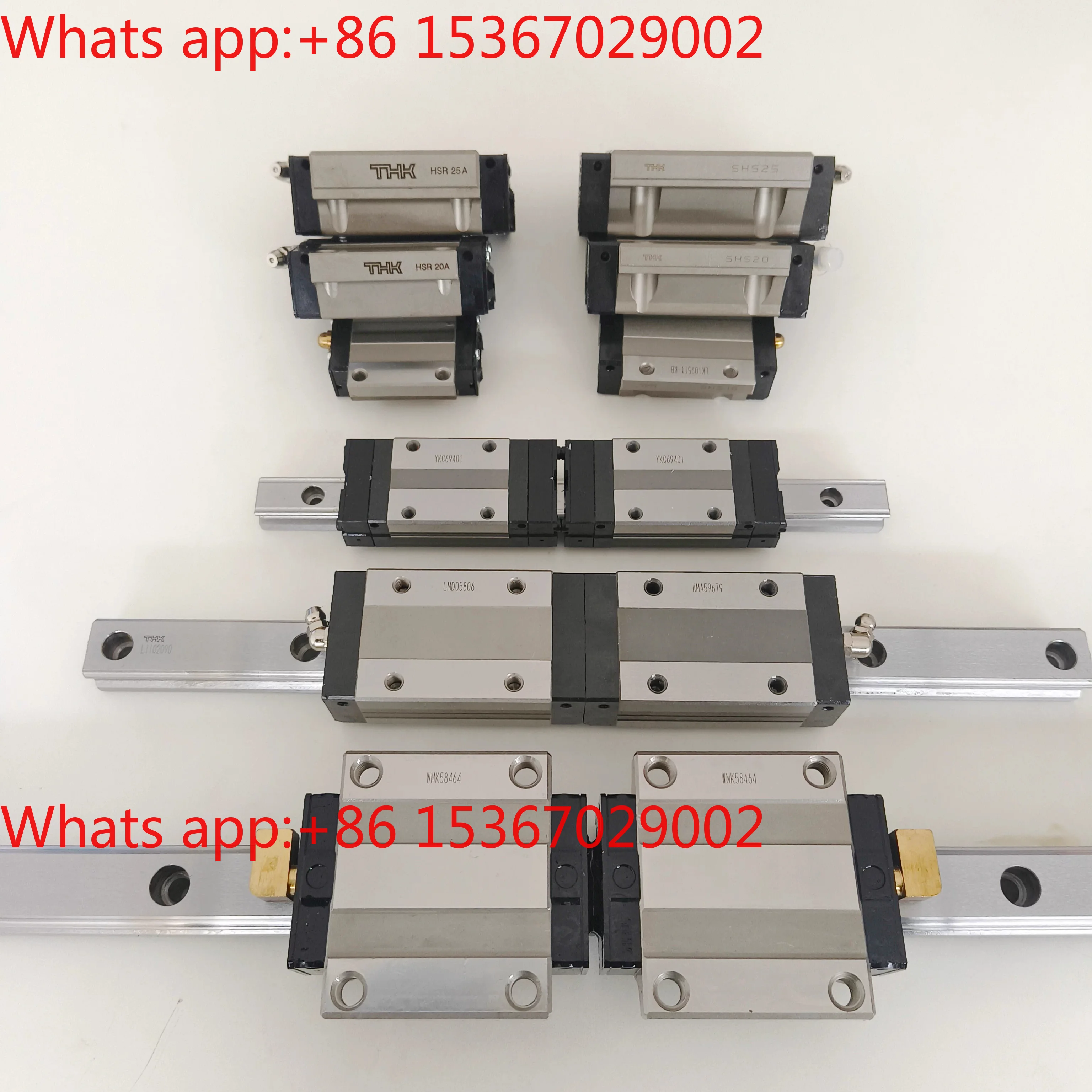 Linear motion rail slider SHS/SSR/HSR15-20-25-30-35-45A-R-C