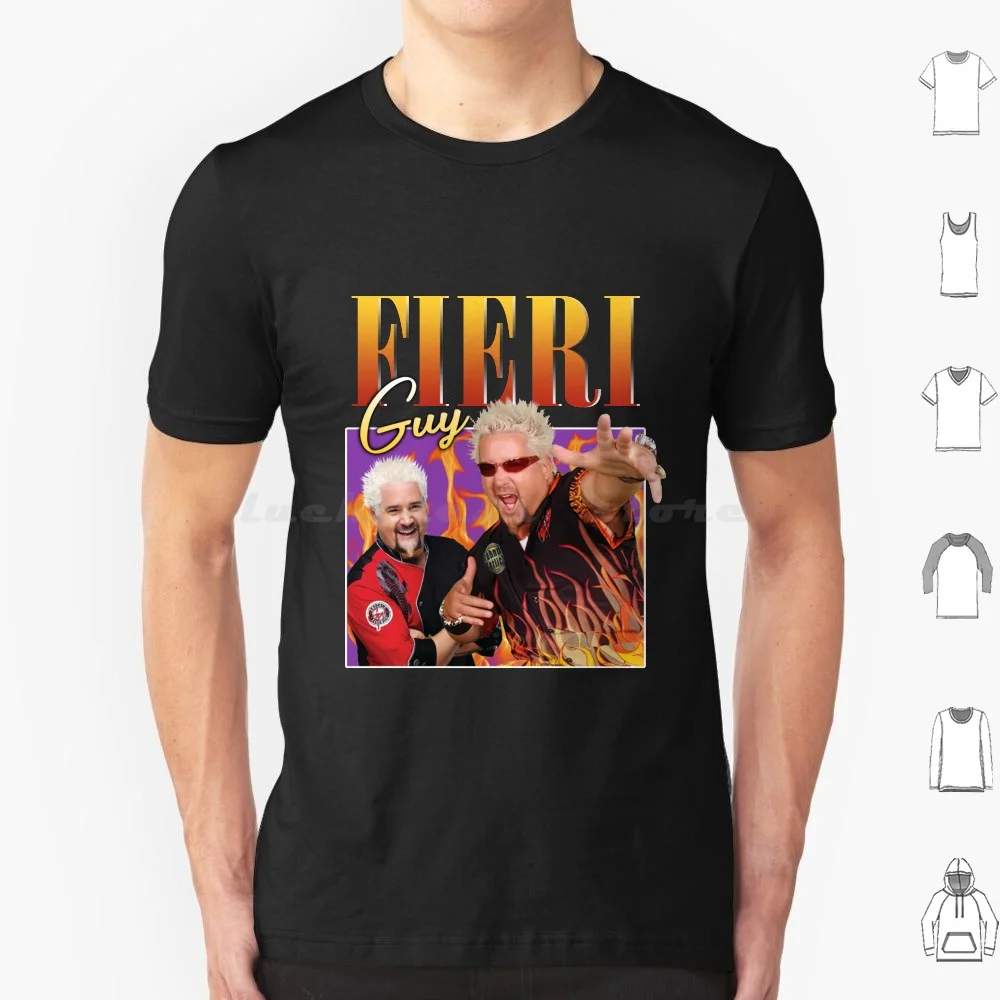 Guy Fieri Homage T Shirt Cotton Men Women DIY Print Guy Fieri Guy Fieri Meme Shitpost Dank Meme Dank Memes Tips Frosted Cool