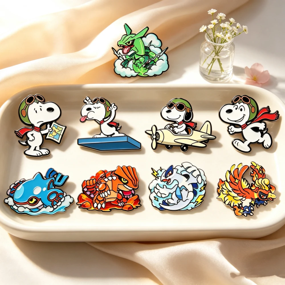 9Pcs Cartoon Character Enamel  - đánh giá và giá Vintage Cartoon Collectible