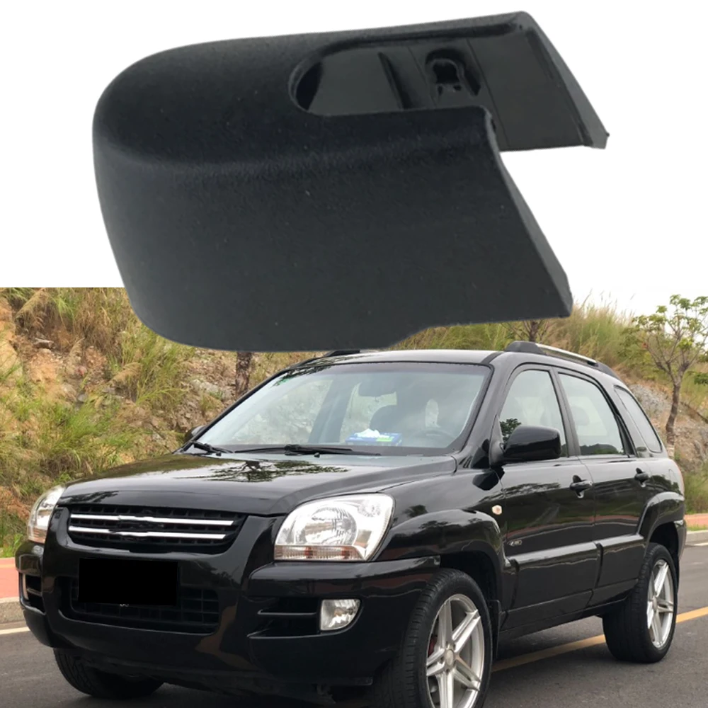 Black Car Rear Wiper Arm Washer Cap Nut Cover 98812-1F000 for KIA Sportage 2004 2005 2006 2007 2008 2009 2010