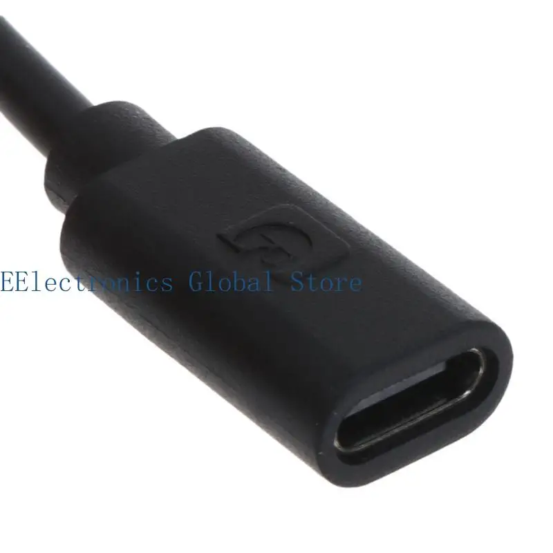 462B USB Type C Male to Type C Female Extension Cable with ON/Off Butto for  4B Power Supply Cable