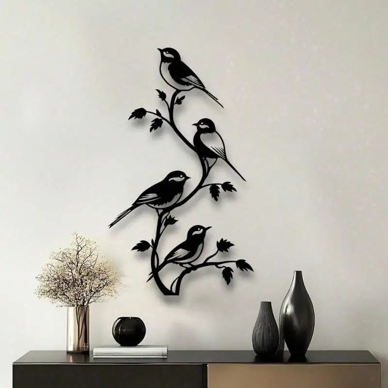 Iron Wall Art, Vintage Industrial Metal Wall Decor for Living Room, Waterproof Antique Rustic Home Decor, Easy Install Housewarm