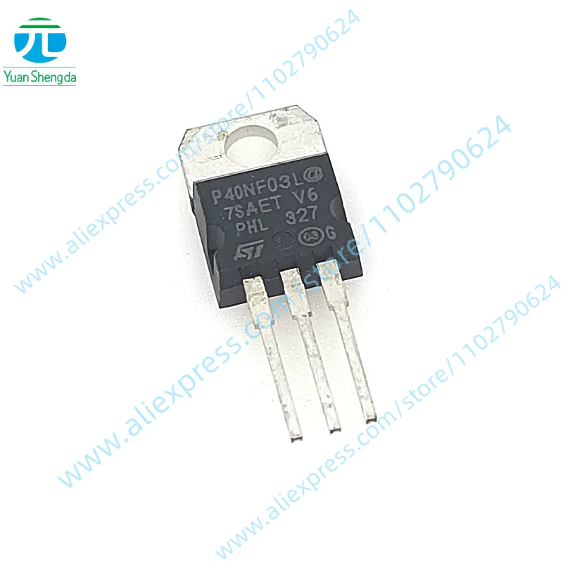 

5 шт., новинка, оригинальный STP40NF03L, 30 В, 40 А, N-MOSFET TO-220 P40NF03L