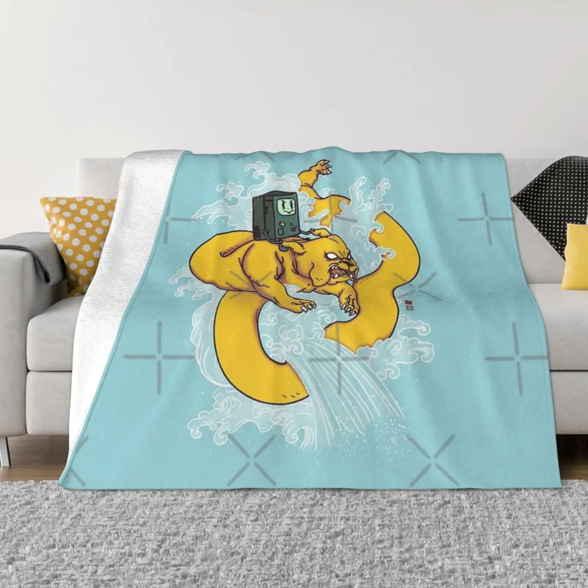 The Magical Dog Four Seasons Universal Blanket Campsites Can Be Covered Father's Day Gift