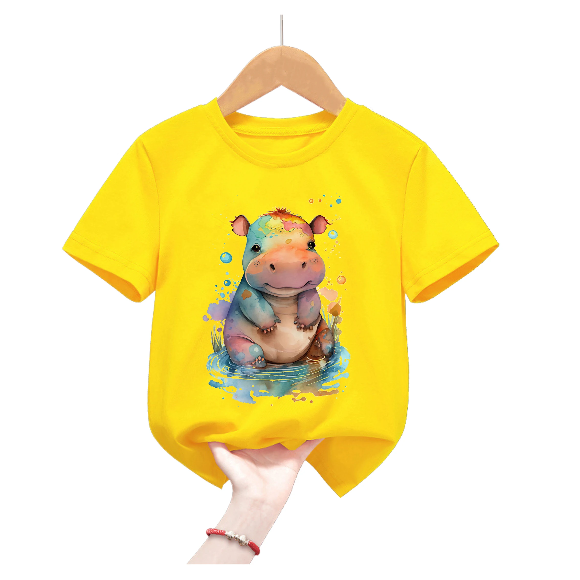 Süßes gelbes T-Shirt mit Tier  – Street Fashion Kids Bewertung und Preis