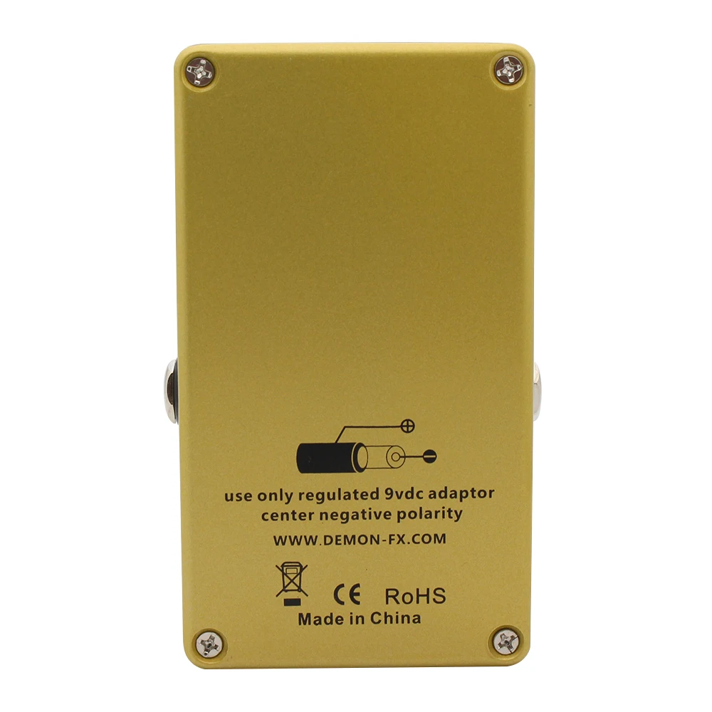 Demonfx Golden Rat Fuzz Distortion Guitar Effect Pedal Boost