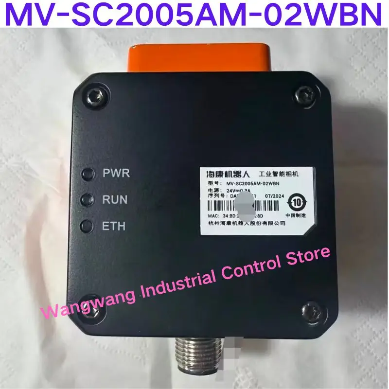 Second-hand test OK , Robot industrial intelligent camera, model MV-SC2005AM-02WBN