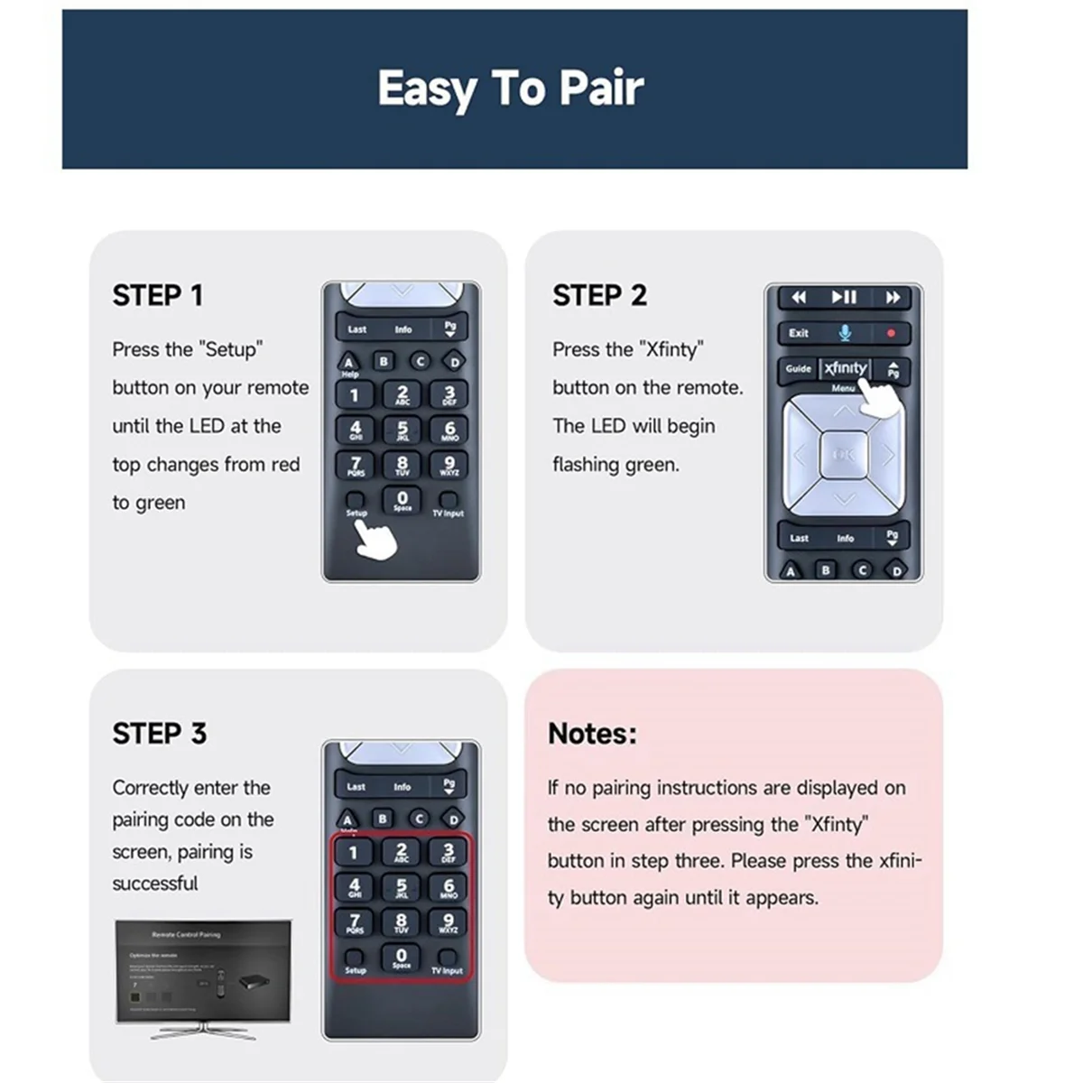 

A03V XR11 Voice Remote Control Compatible with XFinity Comcast X1 Series, XG1, Xi3 Comcast Activated Cable TV Remote Control