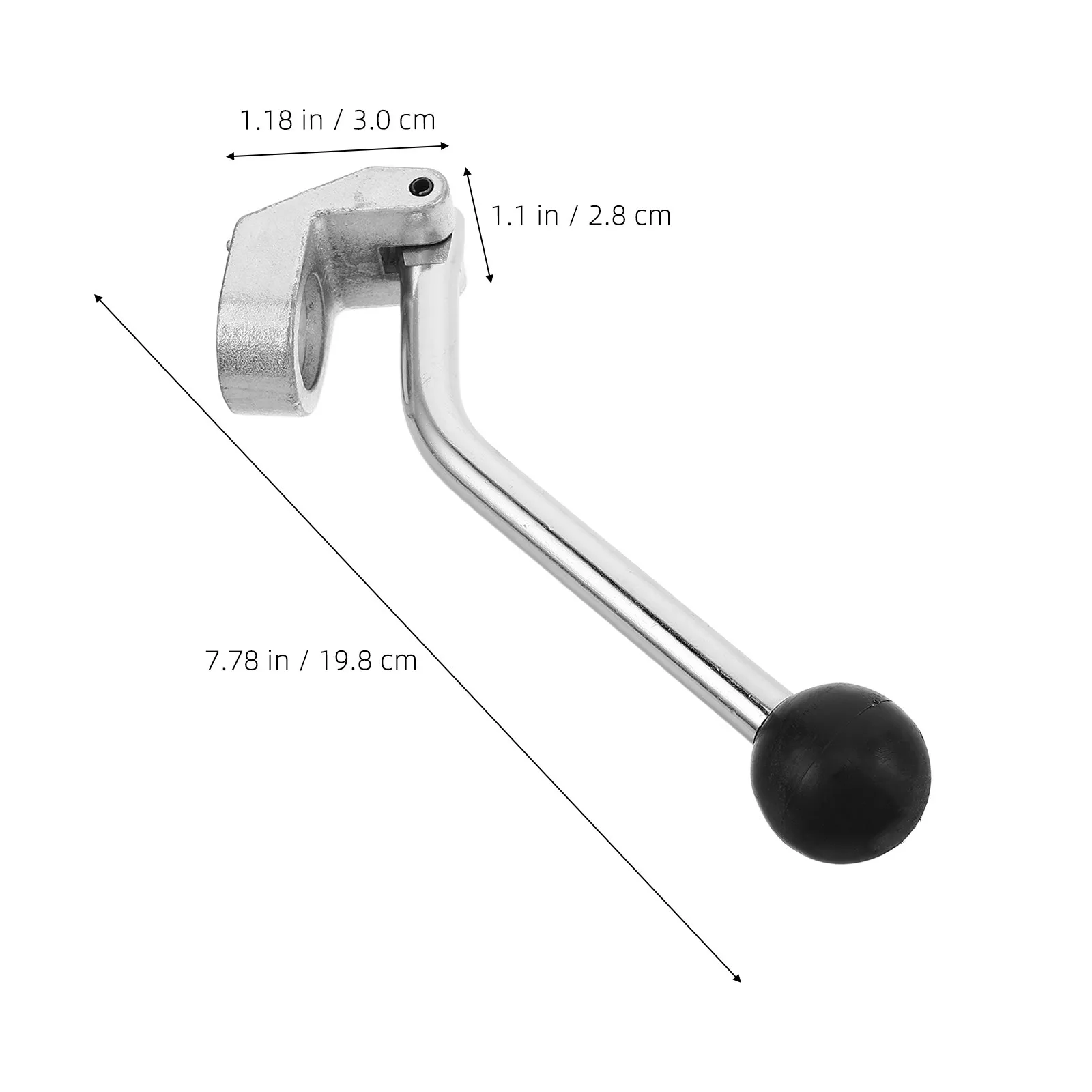 Lift Machine Valve Handle Ergonomic Control Gear Shifter Lever for Motorcycle Motorbike Accessories Manual Horizontal Hand view 4