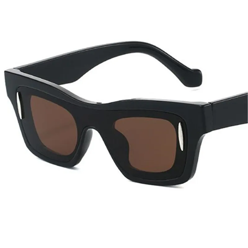 Fashion Sun Glasse Unisex Anti-UV Spectacles Siamese Lens Eyeglasses Retro Ornamental Personality Patchwork Frame Sunglasses
