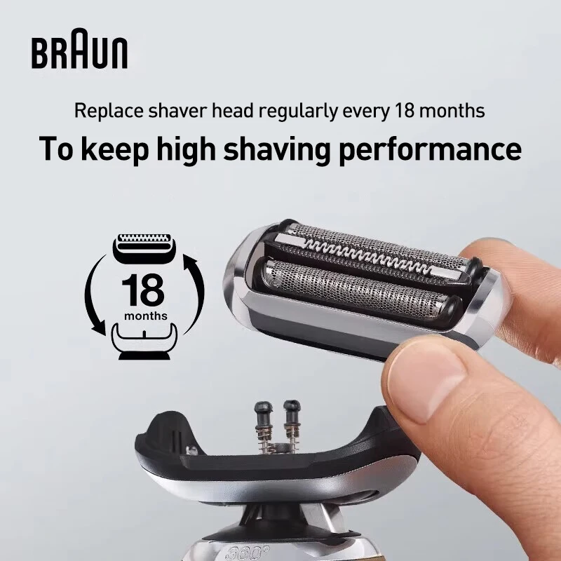 Бритвенная головка Braun 74S для бритв Braun Series 7 Series 7 Pro, замена лезвия электробритвы