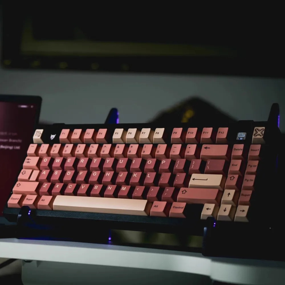 1 Set Virgo Jade Statue Theme Keycaps PBT Dye Subbed Key Caps Cherry Profile lightproof Keycap For MX Switch Keyboard Wooting