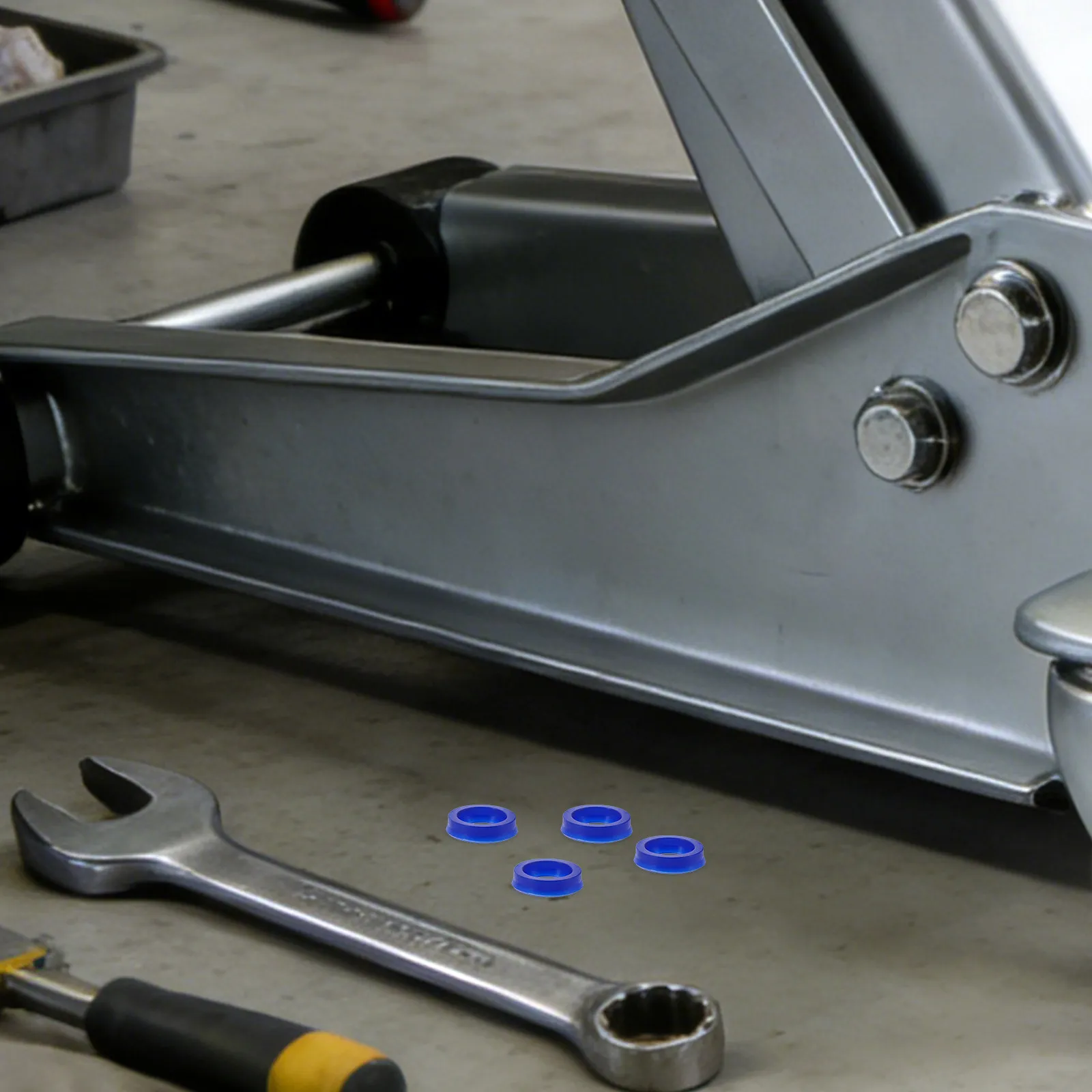 

Комплект из 5 синих уплотнительных колец (O-ринг) для гидравлического автомобильного домкрата, стандартный, 0.67x0.67x0.16 дюйма, для ремонта масляных уплотнений напольного домкрата