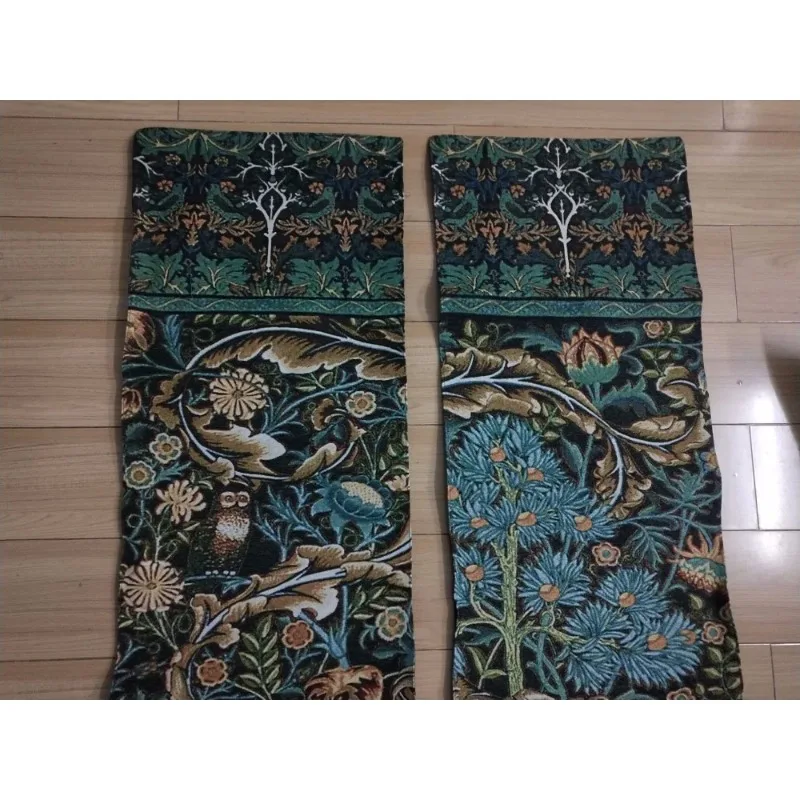 Belgian wall hanging Tapestry Modern Home fabric William Morris Tree of Life vertical long rural decorative background painting