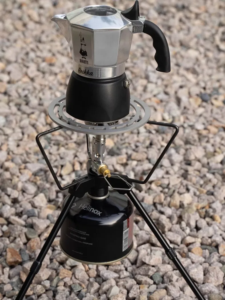 Outdoor Camping Burner Holder Portable Fixing Rack Furnace Frame Spider Stove Accessories for 3-jaw 4-jaw Stoves Picnic Cooking - Image 3