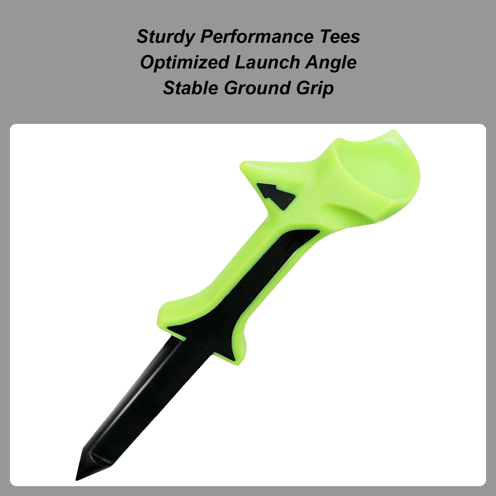 

Golf Tees 10-Degree Tilt Golf Tees with Tapered Base for Reduced Friction Accuracy Improvement Accessories for Golfers