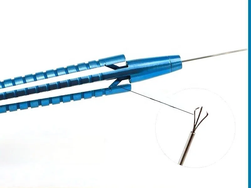 Ophthalmic Micro Instruments Three Prongs Grasping Forceps Three Claws WILSON VITREORETINAL Foreign Body Two Claws Forceps