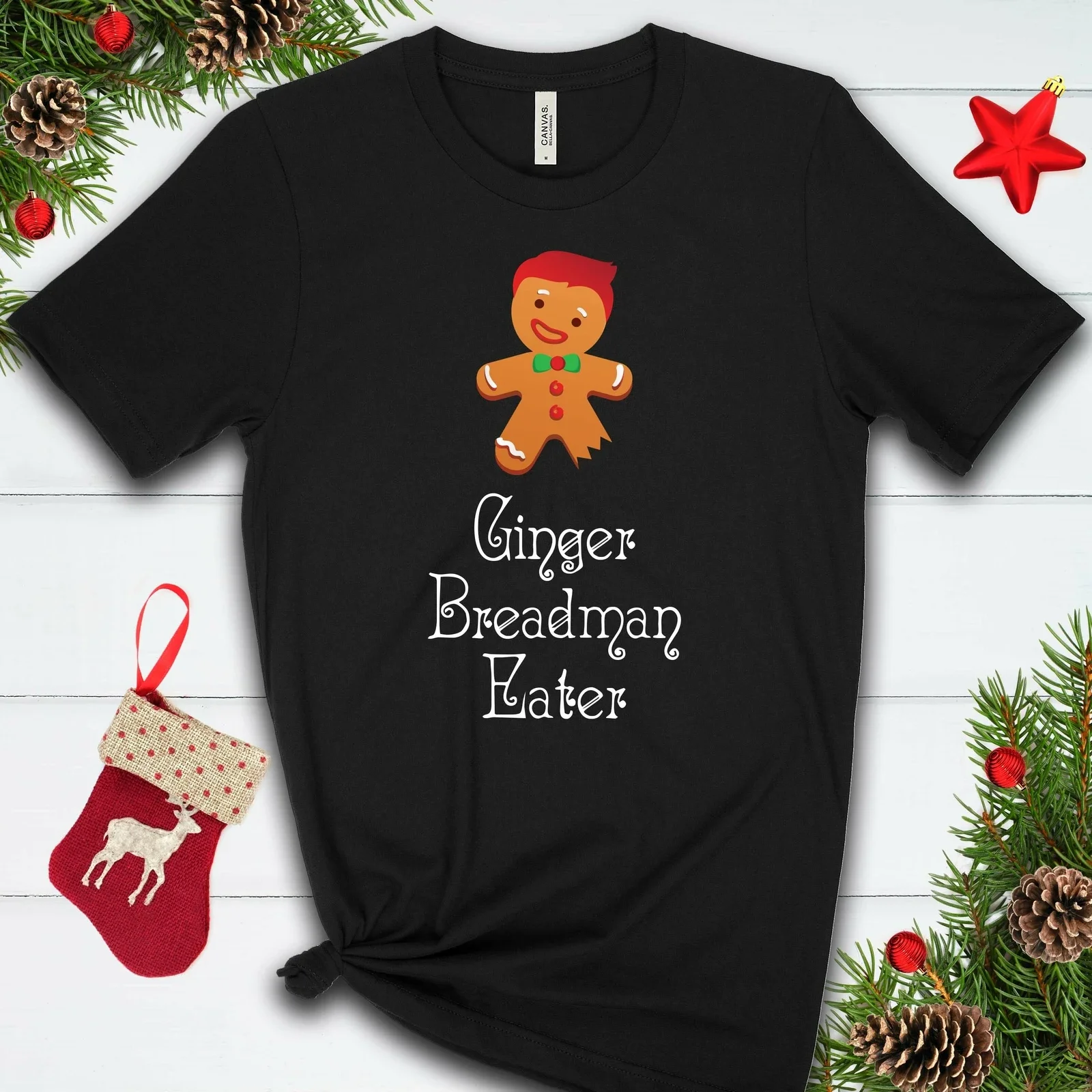 Gingerbread Man Eater T Shirt 03252