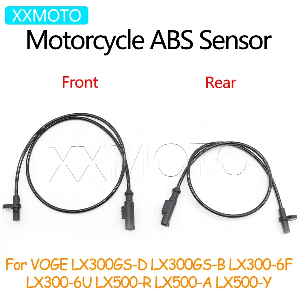 For LONCIN VOGE LX300GS D B LX300 6F 6U LX500 R A Y LX300GSD LX500R Motorcycle ABS Wheel Speed Sensor Signal Wire Silicone Cord