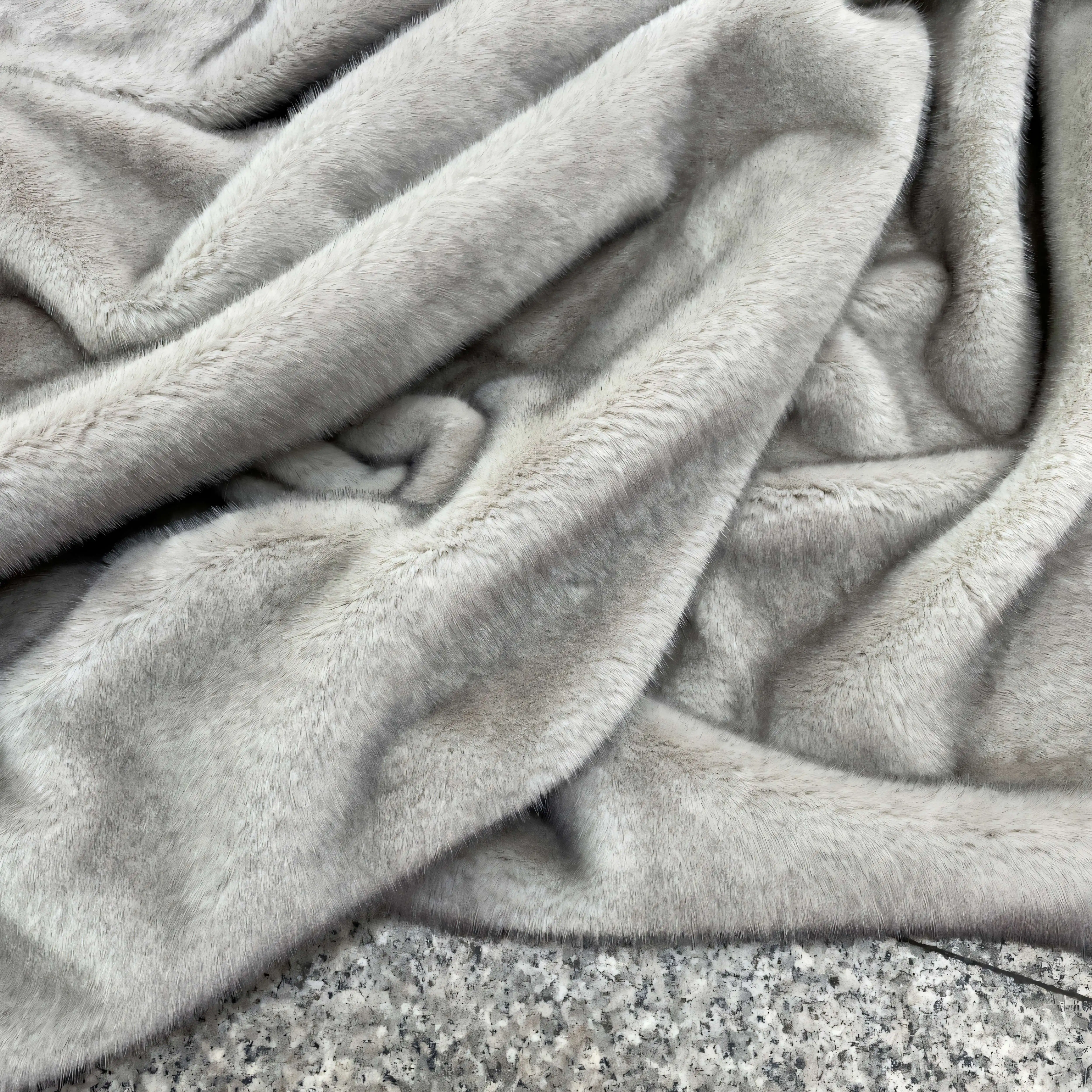 10mm Long Fur Imitation Mink Fabric for Thick Dense Soft Touch Cotton Doll Clothes Cloth Diy By The Meter Sewing Material image 3