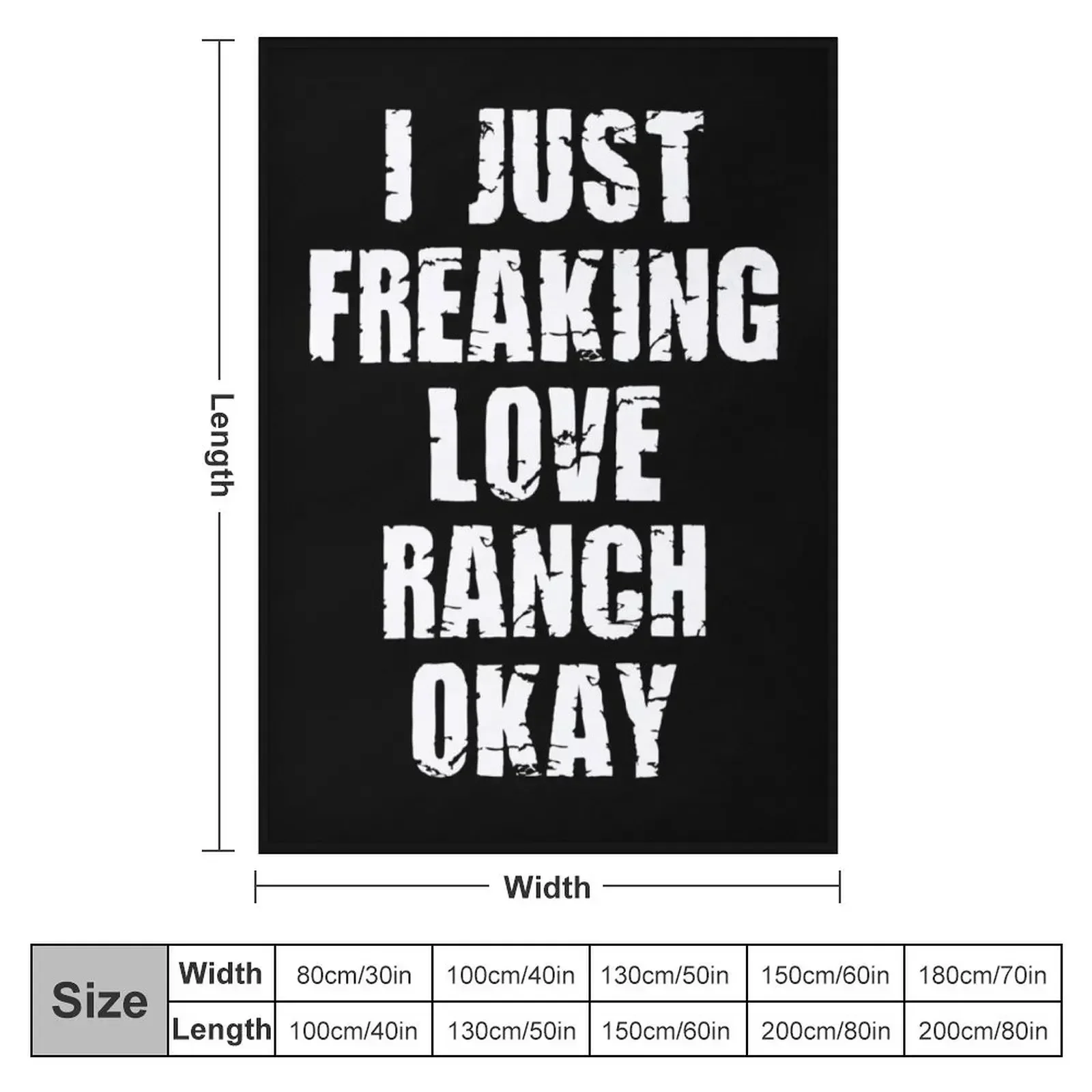 Ranch Foodie Ranch Dressing Throw Blanket couch cozy soft plush fuzzy picnic outdoor blanket