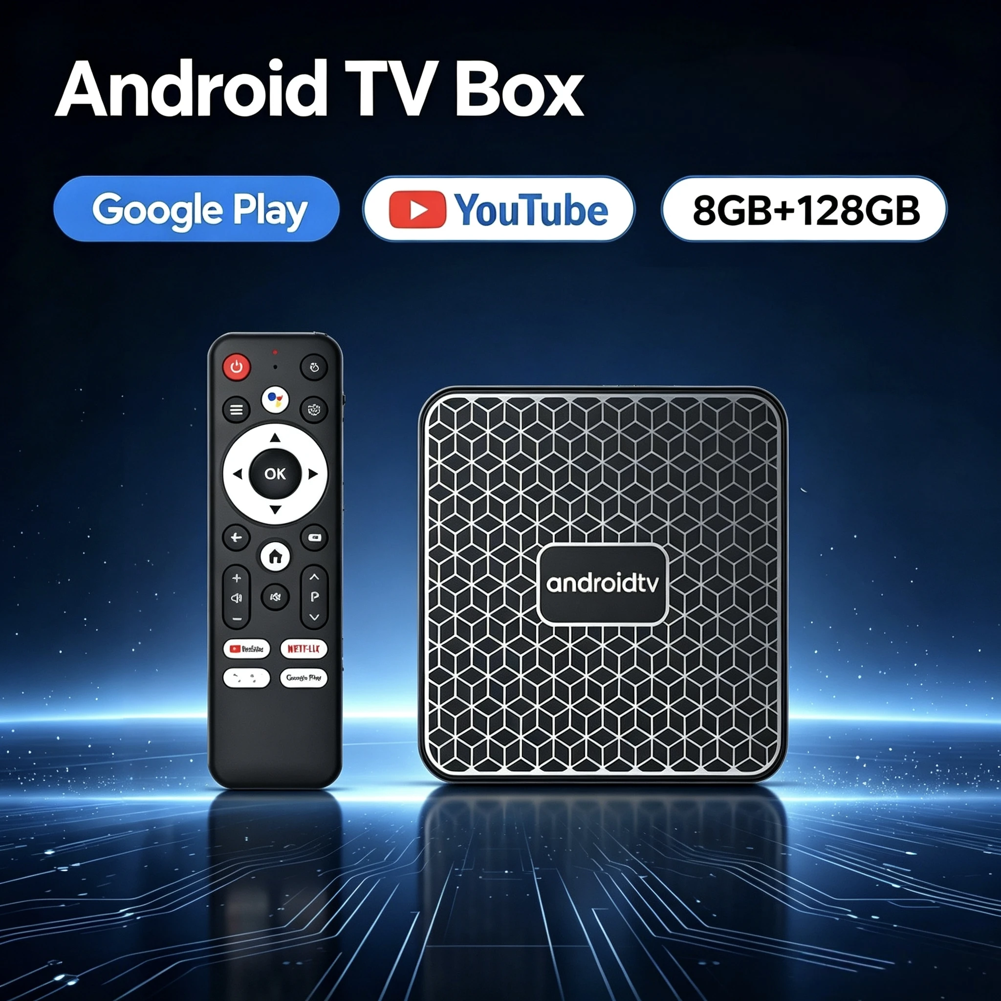 Ddr3 8Gb - Android 16 Smart TV Box T8S