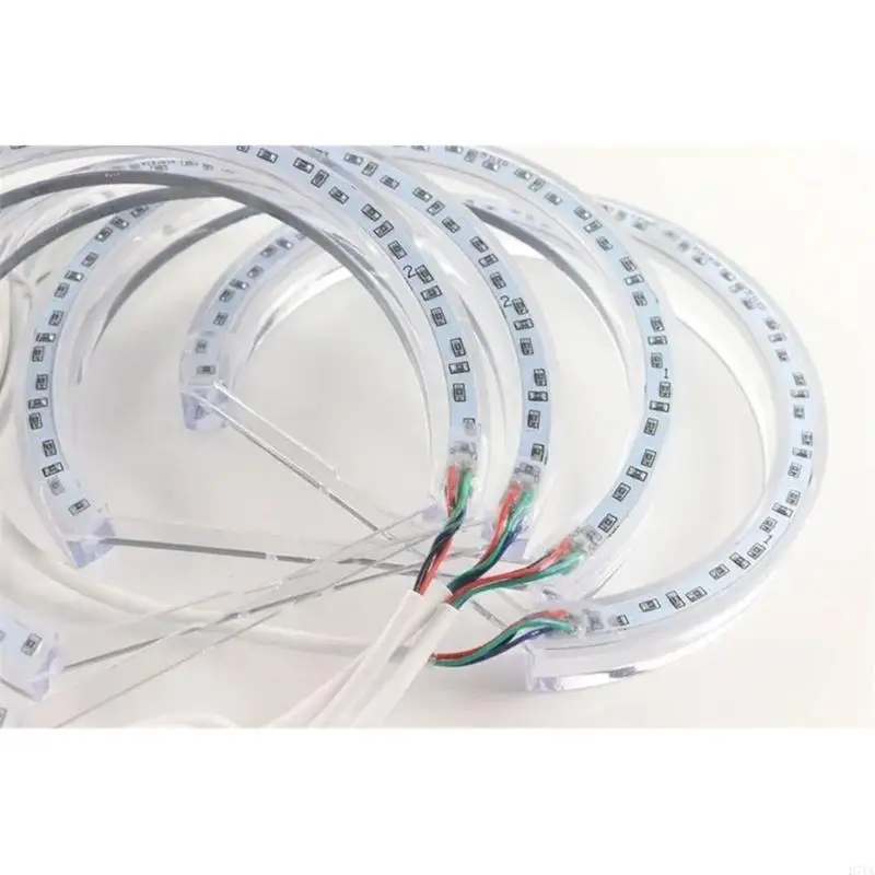 Low Power Consumption Angel Eyes LED Rings for E46 1998-2002 Featuring Revolving Sequential RGBW Colors APP Controlled D7YA