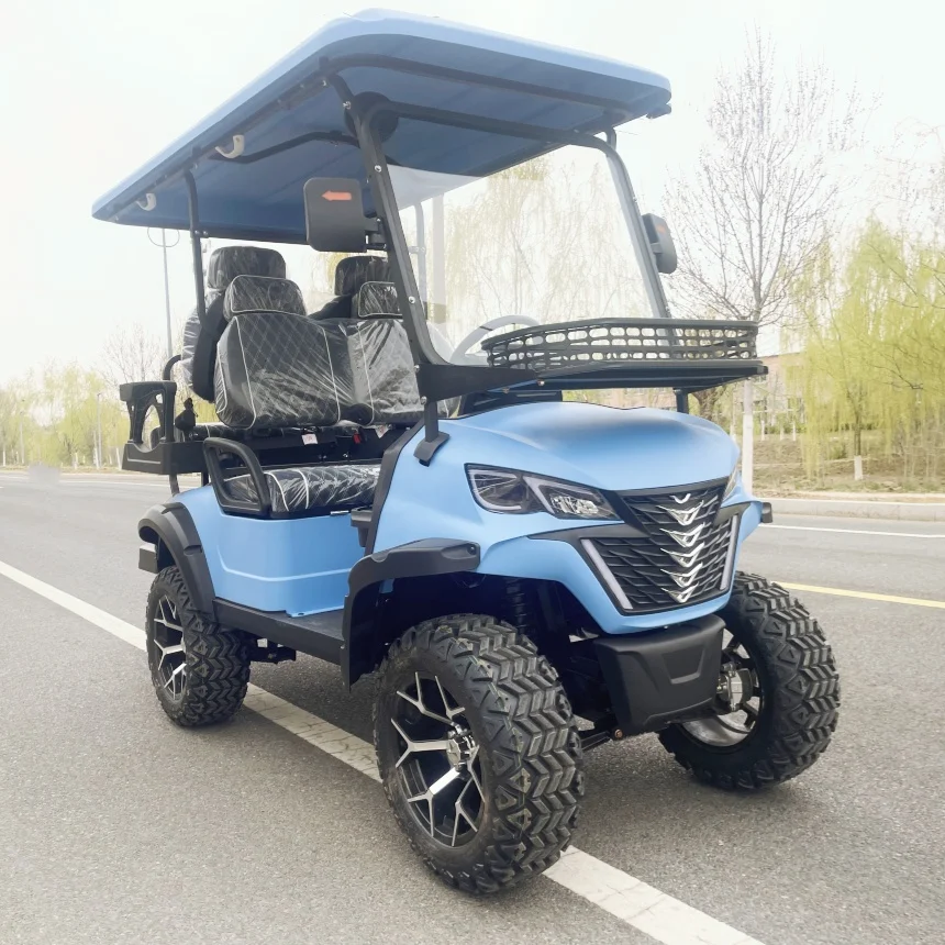 

Cheap Sale 60V 72V Lithium Battery 4KW 5KW 7KW AC Motor Off Road New Energy Electric Golf Cart Has Enough Power And A Long Range