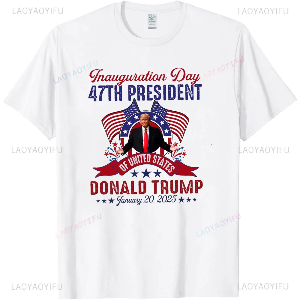 Donald Trump Inauguration Day 2025 Shirt 47e United States Presidential Inauguration Men Women T-shirt President Trump 2025 Tee