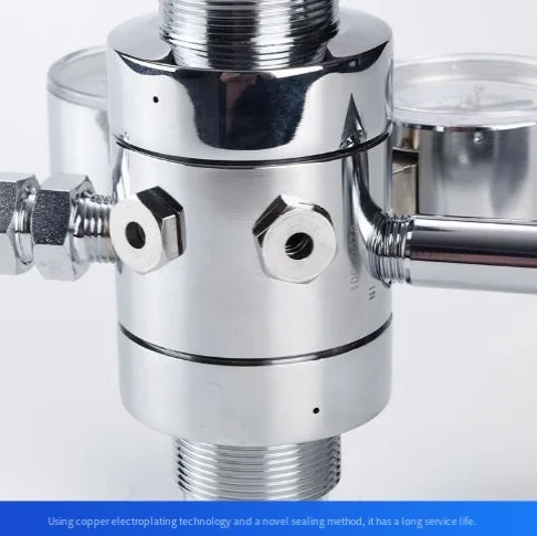two-stage pressure reducing valve, helium, argon, carbon dioxide, pressure，For BXPure copper nitrogen pressure reducing valve