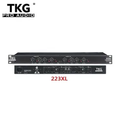 TKG Professional karaoke sound system DJ outdoor stage audio speaker Stereo 24 octave electronic crossover 223XL crossover