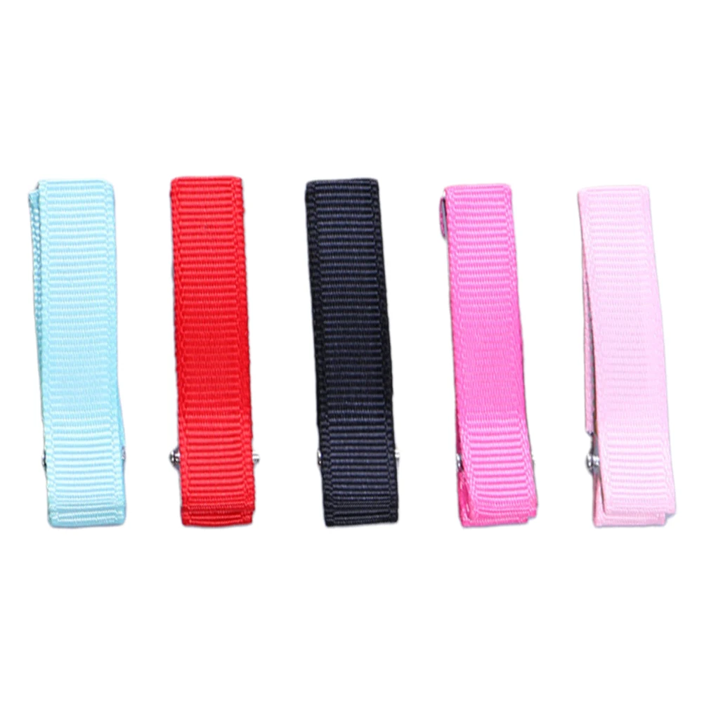 

50PCS Duckbill Hair Clips Solid Color Simple Design Great Grip Force Alligator Cloth Barrettes Women Accessories