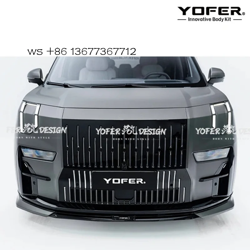 

Factory Wholesale Unpainted Exterior Modified Lip Front Rear Side Aprons Body Kit Car Bumpers For 009