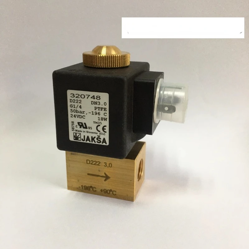 JAKSA D222 320586 320748 Ultra low temperature and high pressure liquid nitrogen solenoid valve