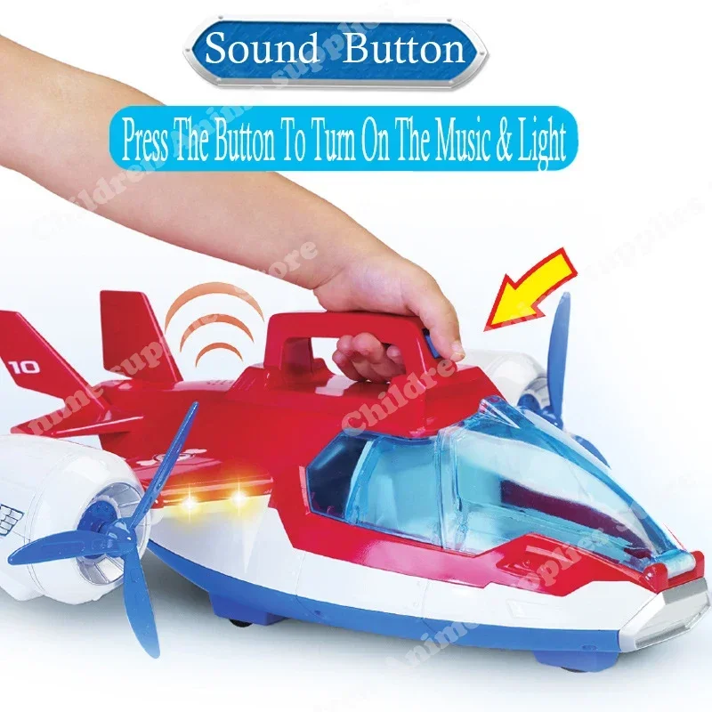 SPIN MASTER Original Music Rescue Aircraft Toy Air Patroller Paw Patrol ABS Action Figures Kids Toys for Children Birthday Gifts