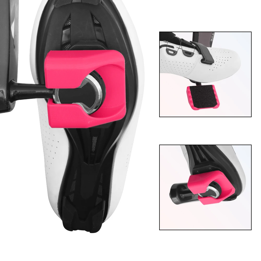 For Wahoo Pedal Conversion Adapters Pair for Clipless to Standard Platform Plastic Material Double Anti Slip Design