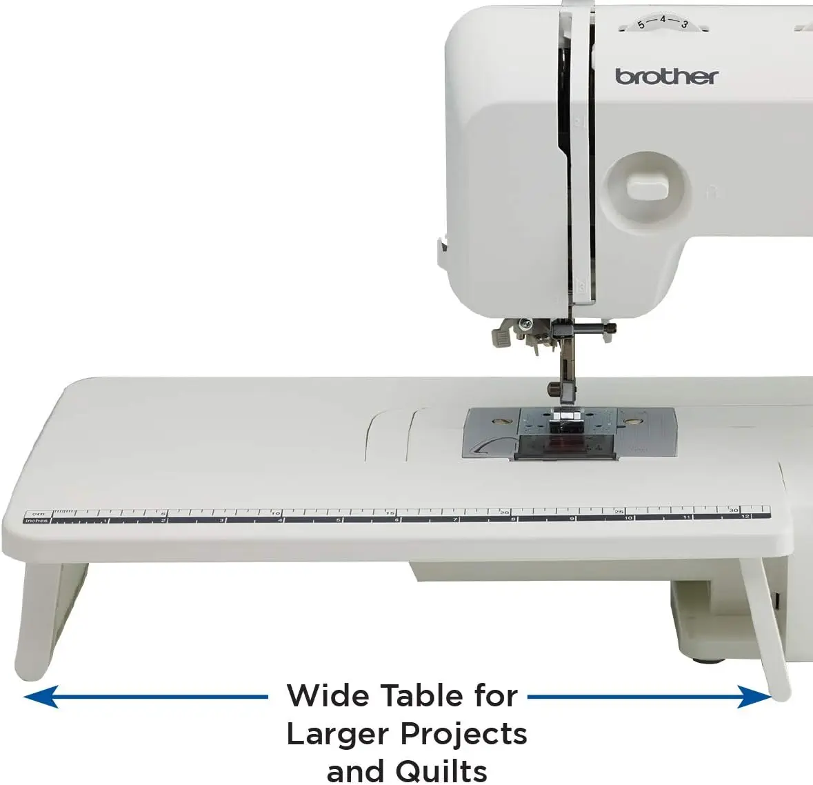 Brother Sewing and Quilting Machine, XR3774, 37 Built-in Stitches, Wide Table, 8 Included Sewing Feet